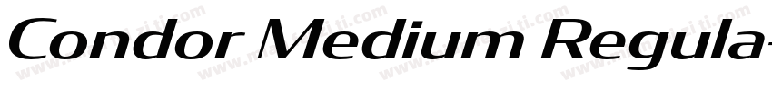 Condor Medium Regula字体转换